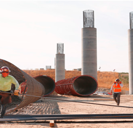Construction work for Bridge Corporation-3